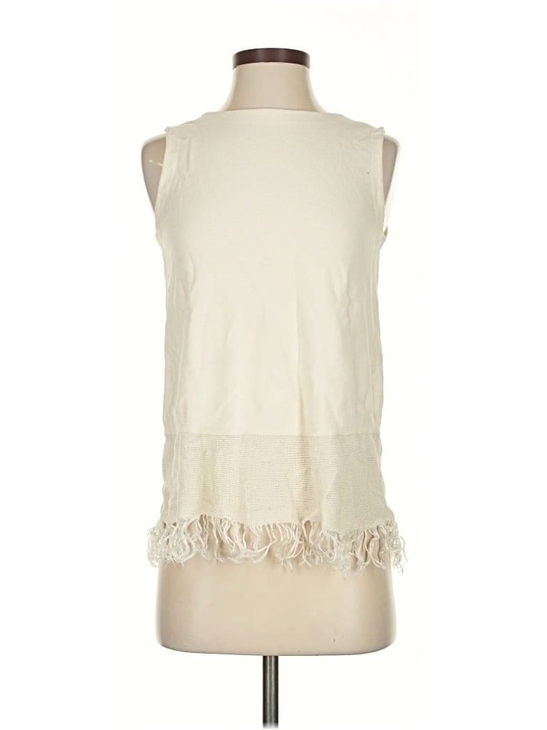 Pre-owned Theory Pullover Sweater In White