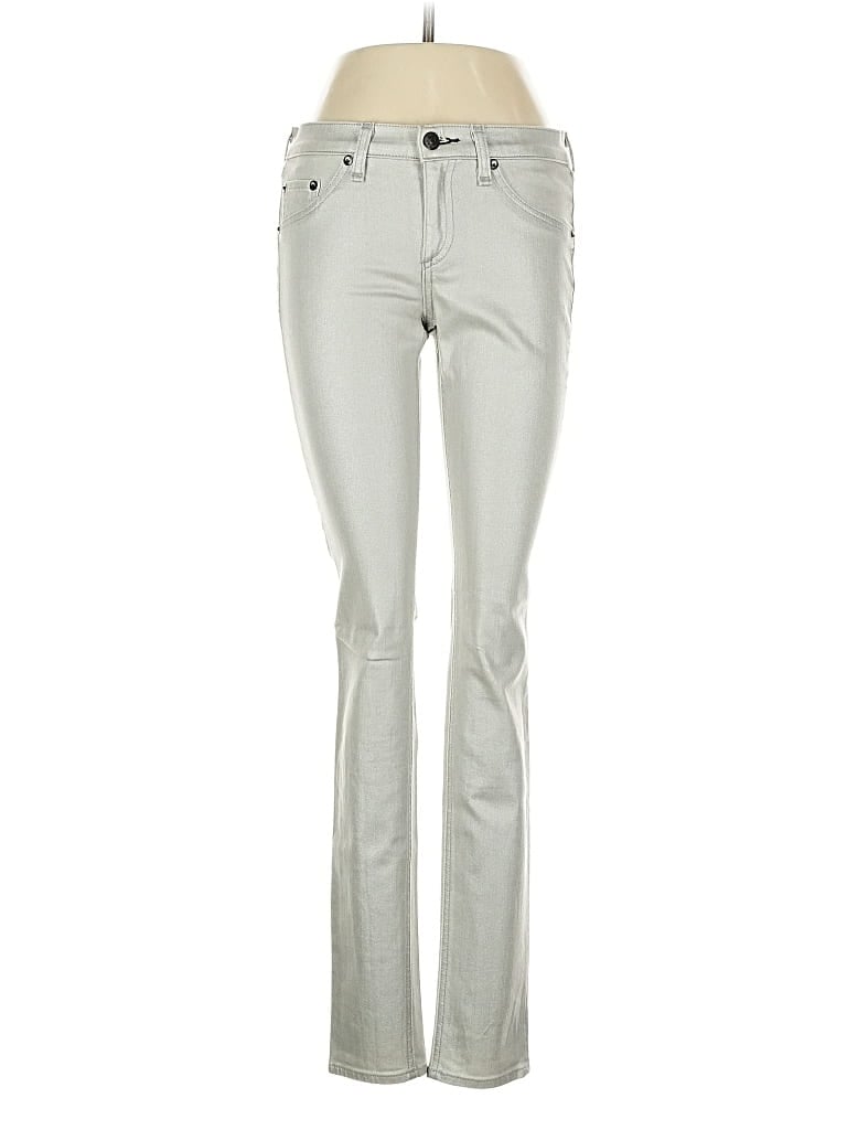 Pre-owned Rag & Bone Jeans In Silver
