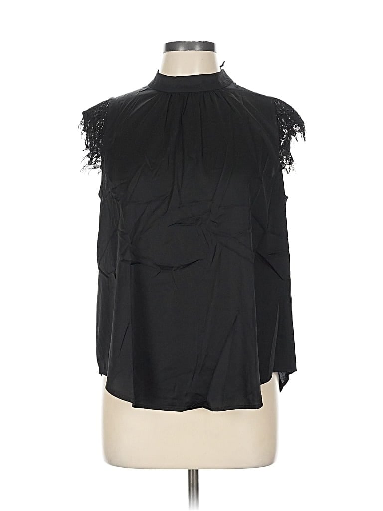 Assorted Brands Sleeveless Blouse In Black
