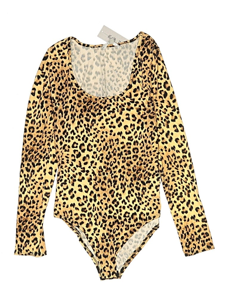 Pre-owned Gaze Bodysuit In Gold