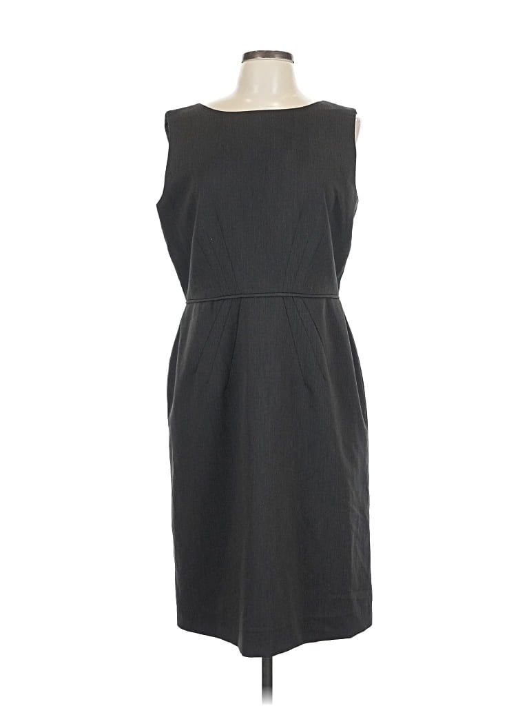 Pre-owned Tahari By Asl Casual Dress In Gray