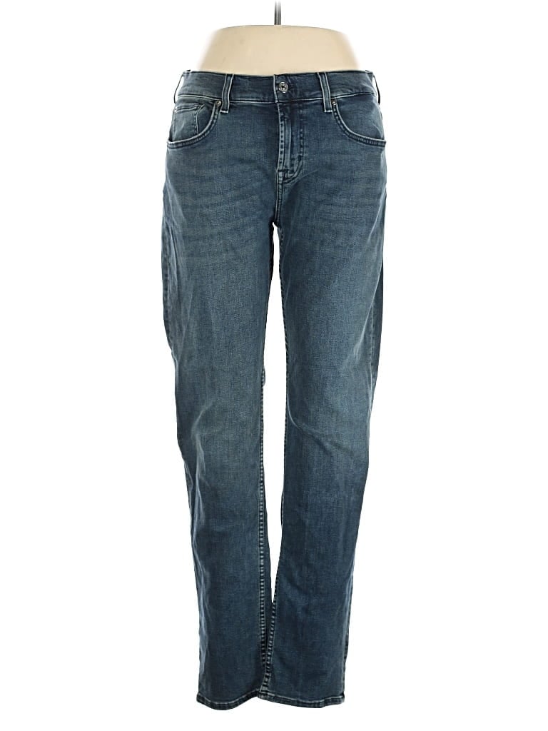 Pre-owned 7 For All Mankind Jeans In Blue