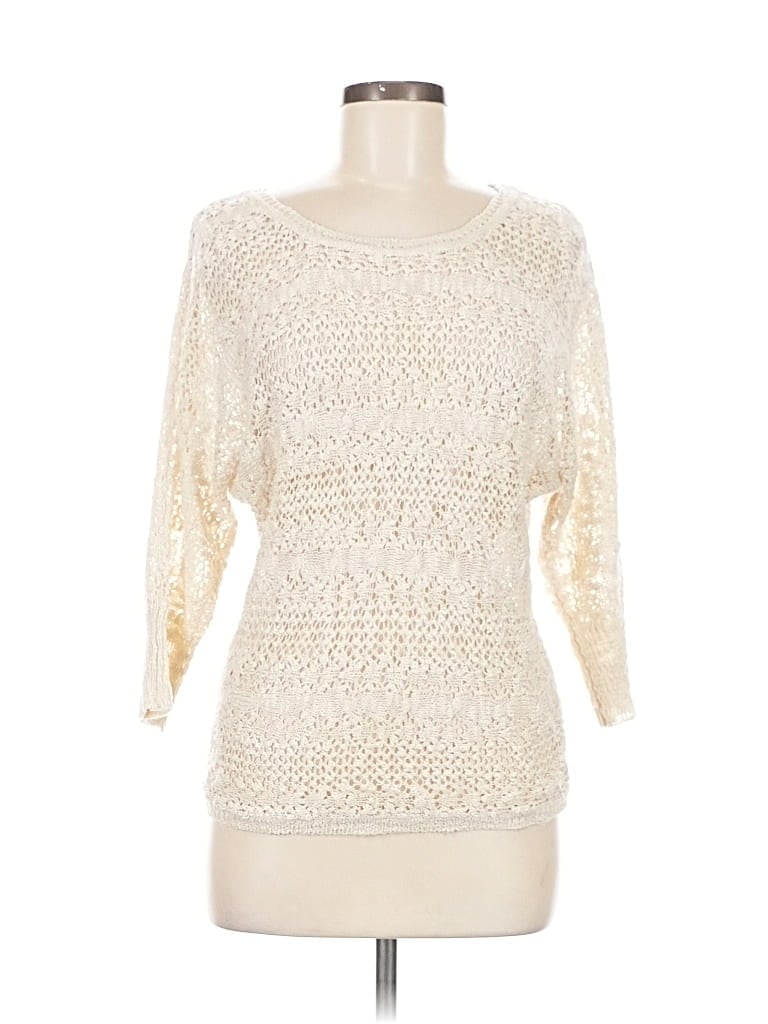 Pre-owned Maurices Pullover Sweater In White