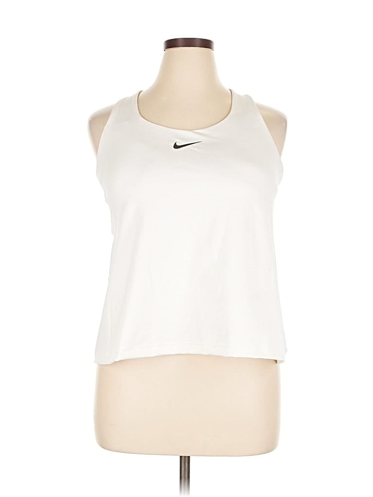 Pre-owned Nike Active Tank Top In White