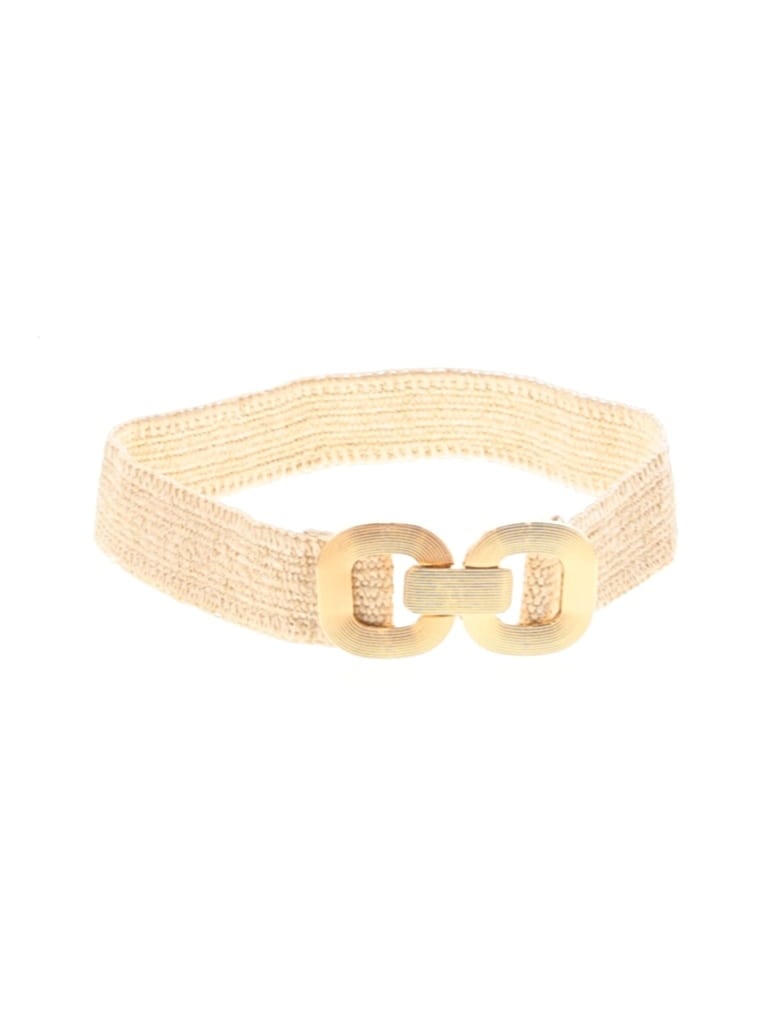 Pre-owned Unbranded Belt In White