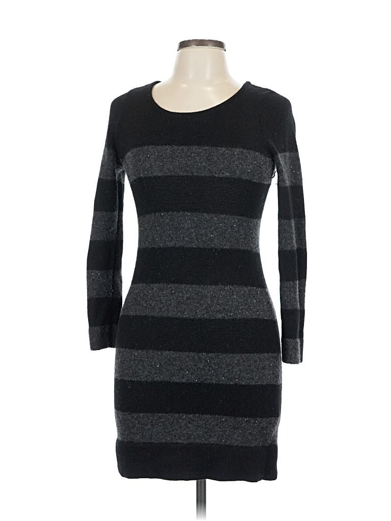 Pre-owned Ann Taylor Loft Casual Dress In Gray