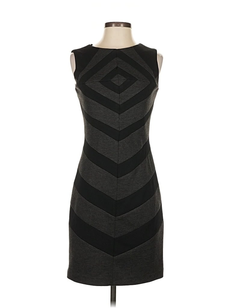 Pre-owned Suzi Chin For Maggy Boutique Cocktail Dress In Black