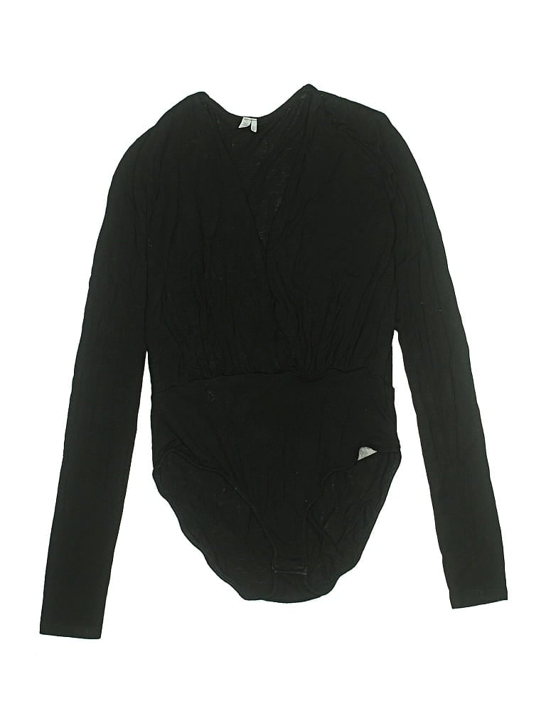 Pre-owned Out From Under Bodysuit In Black