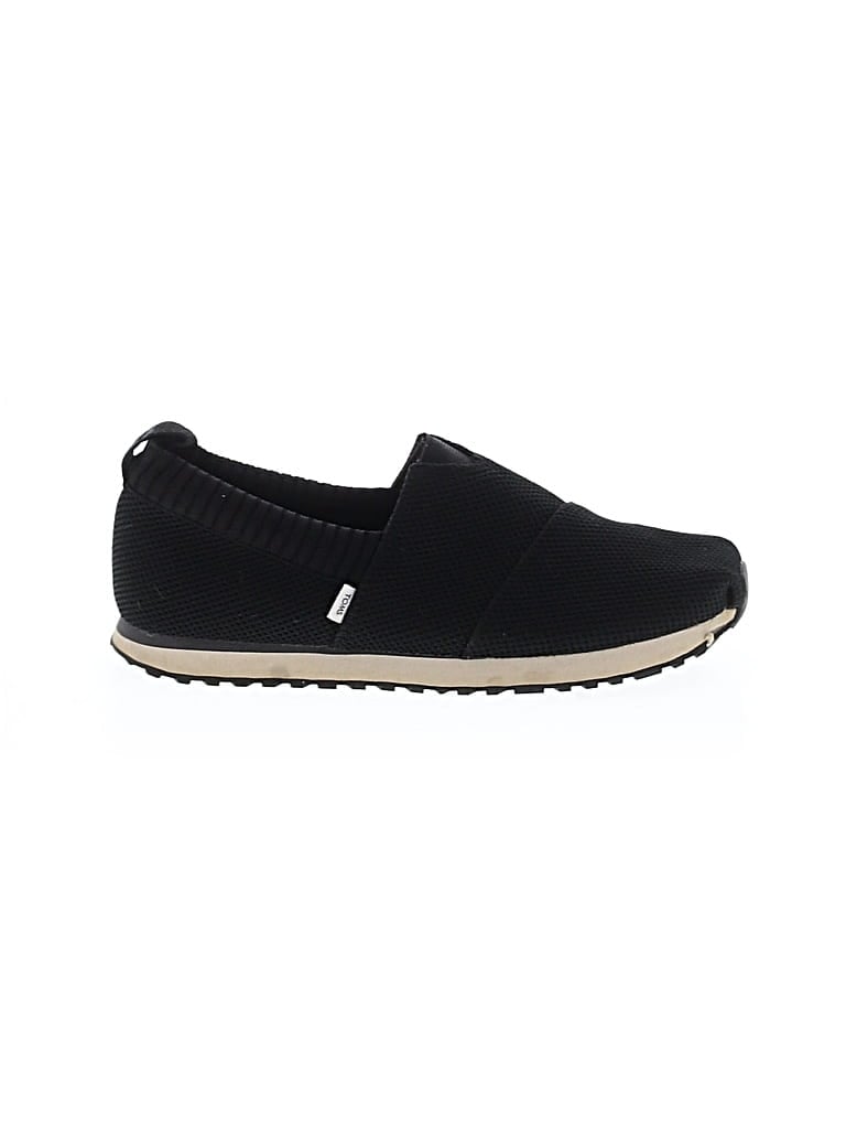 Pre-owned Toms Flats In Black