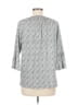 MICHAEL Michael Kors Gray 3/4 Sleeve Blouse Size M - photo 2