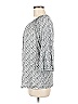 MICHAEL Michael Kors Gray 3/4 Sleeve Blouse Size M - photo 5