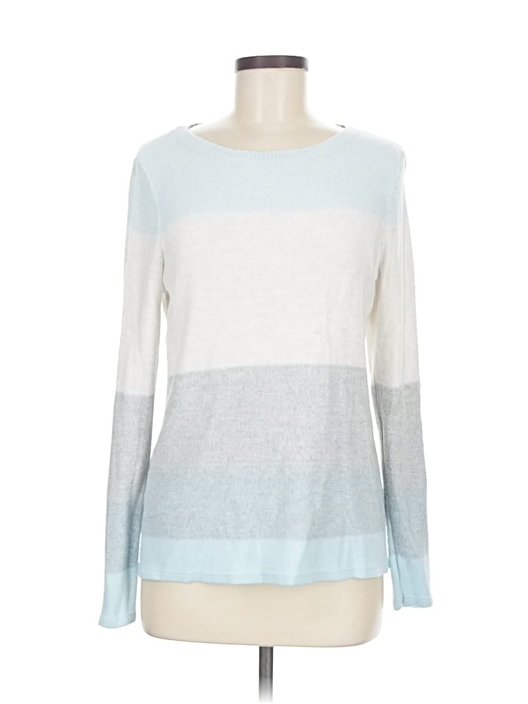 Pre-owned Croft & Barrow Pullover Sweater In Blue