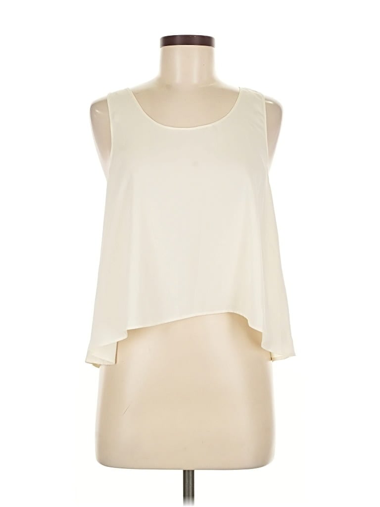 L'academie Los Angeles Sleeveless Blouse In Brown