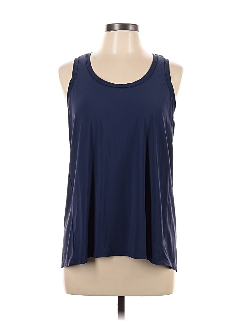Pre-owned Athleta Sleeveless T-shirt In Blue