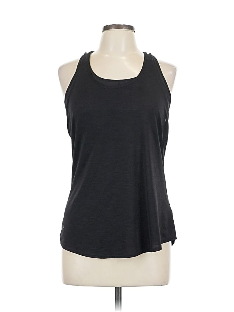 Pre-owned Athleta Tank Top Black Halter Neckline Tops