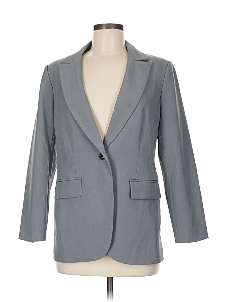 Pre-owned Banana Republic Factory Store Blazer Jacket In Gray