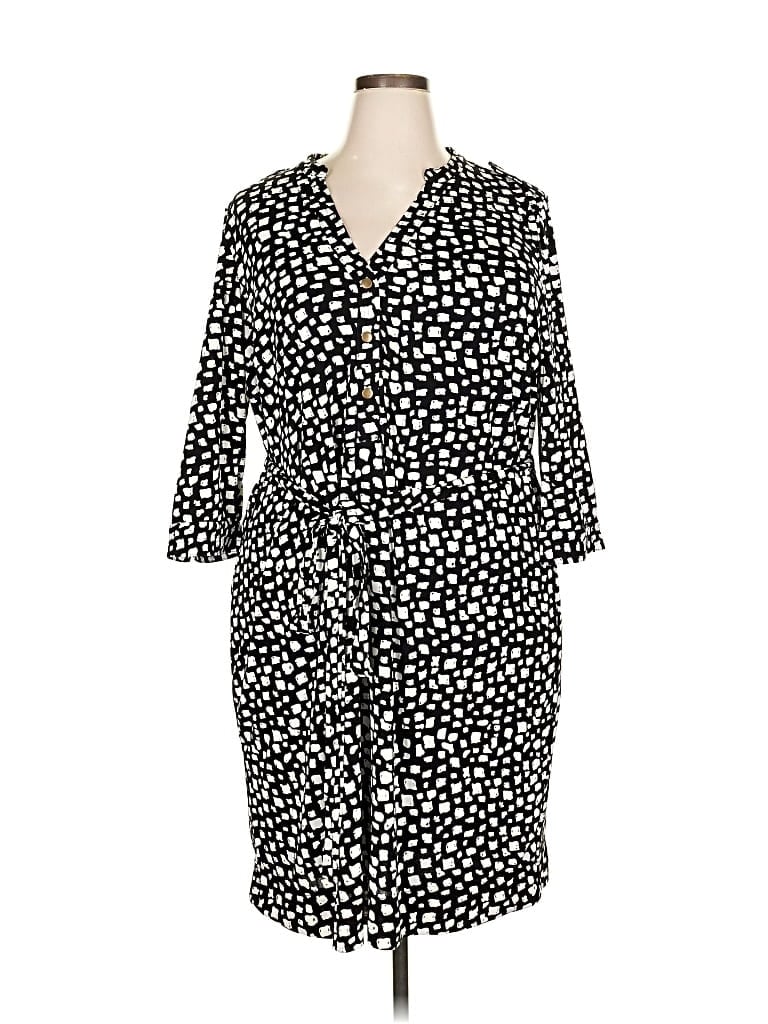 Pre-owned Eloquii Casual Dress In Black