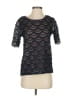 Sanctuary 100% Polyester Black Short Sleeve Top Size S - photo 1