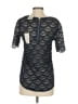 Sanctuary 100% Polyester Black Short Sleeve Top Size S - photo 2
