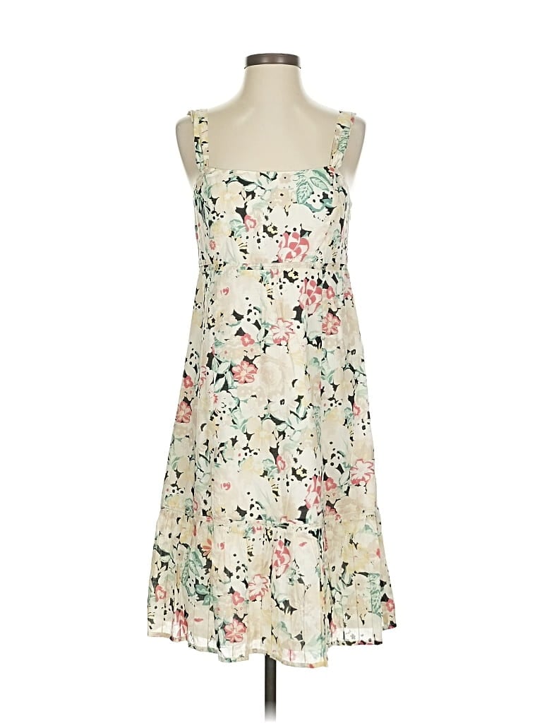 Pre-owned Halogen Casual Dress In White