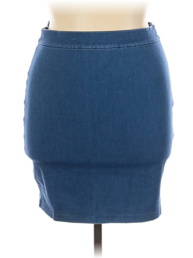 Pre-owned Susana Monaco Denim Skirt In Blue