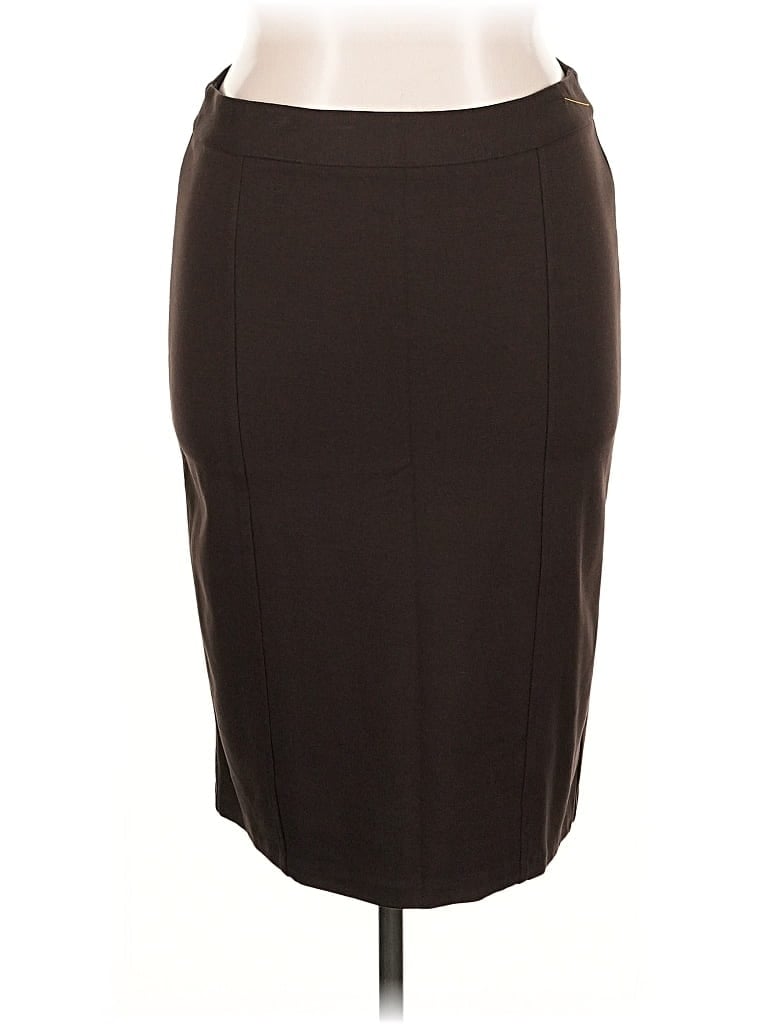 Pre-owned Cato Formal Skirt In Brown