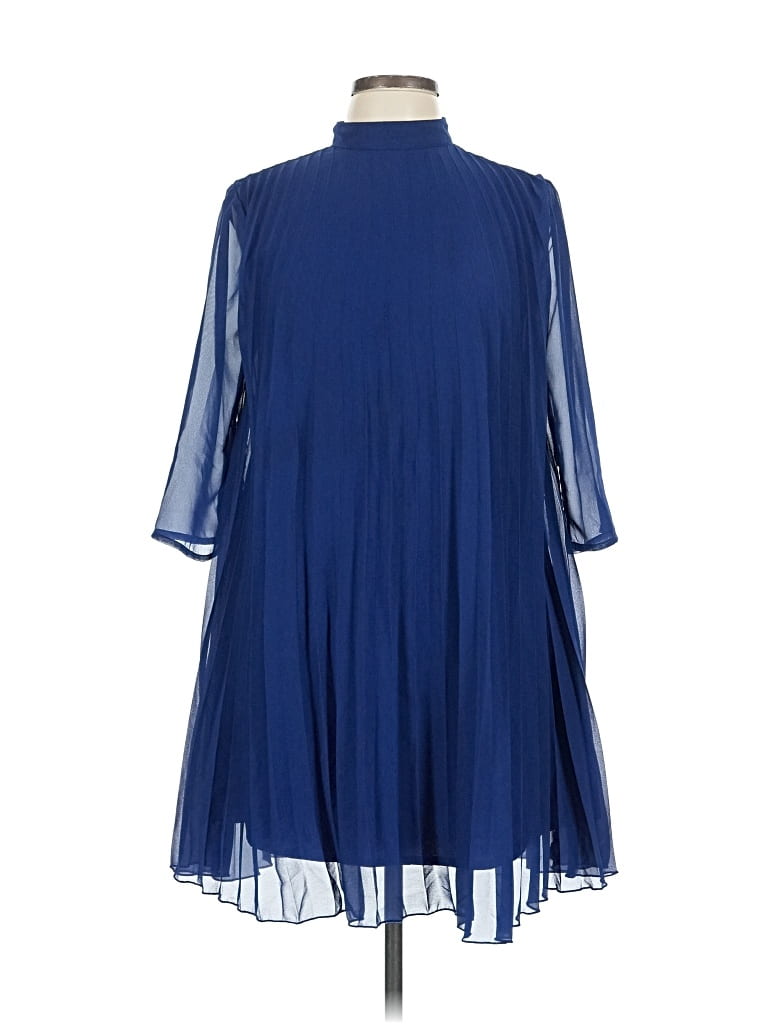Pre-owned Asos Design Cocktail Dress In Blue