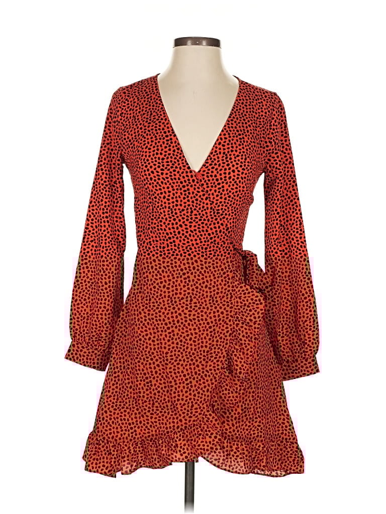 Pre-owned Nasty Gal Inc. Cocktail Dress In Orange