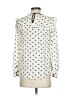 J.Crew Polka Dots Ivory Long Sleeve Blouse Size 0 - photo 2