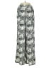 Alythea 100% Polyester Print Silver Casual Pants Size S - photo 1