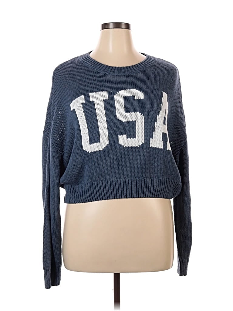 Pre-owned Grayson Threads Pullover Sweater In Blue