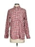 J.Crew 100% Cotton Checkered-gingham Red Long Sleeve Button-Down Shirt Size 4 - photo 1