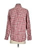 J.Crew 100% Cotton Checkered-gingham Red Long Sleeve Button-Down Shirt Size 4 - photo 2
