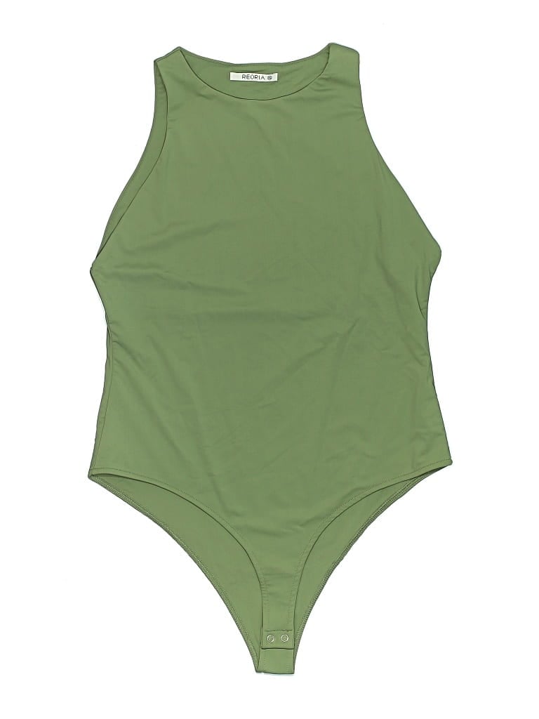 Pre-owned Reoria Bodysuit In Green