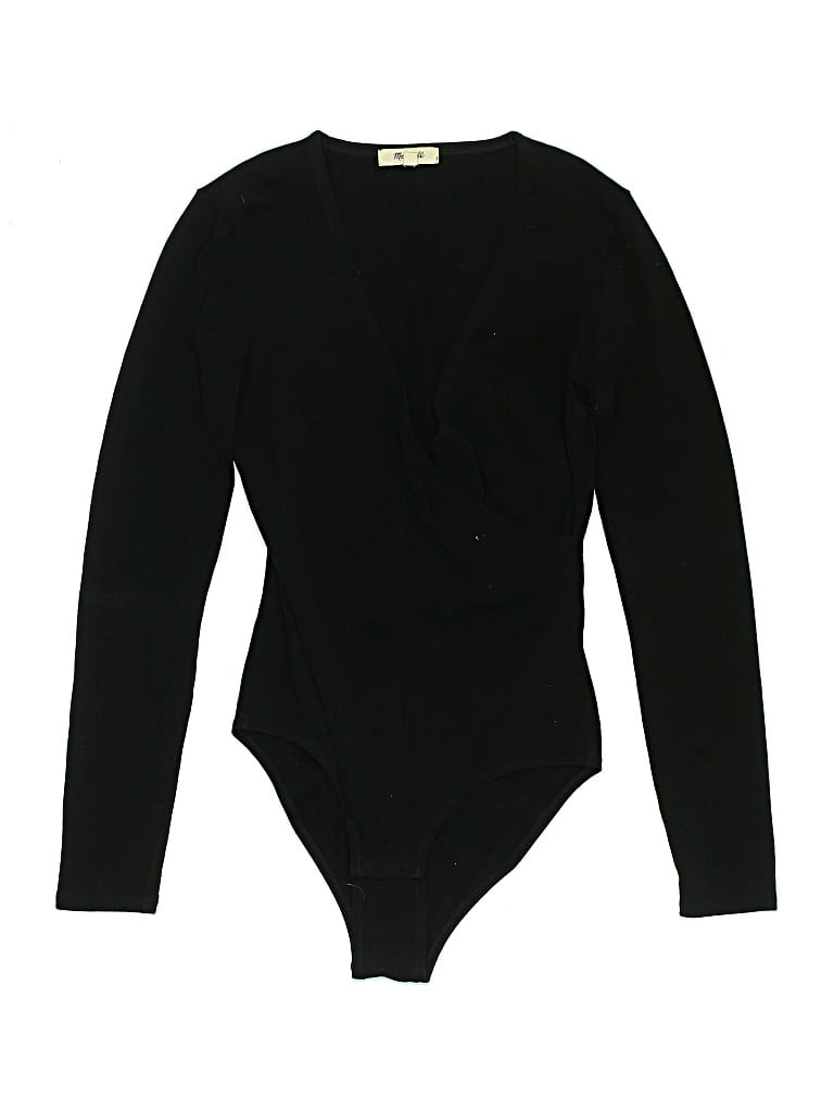 Pre-owned Madewell Bodysuit In Black