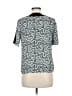 A.L.C. 100% Silk Teal Short Sleeve Silk Top Size 0 - photo 2