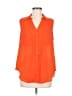Torrid 100% Polyester Orange Sleeveless Blouse Size Med Plus (00) - photo 1