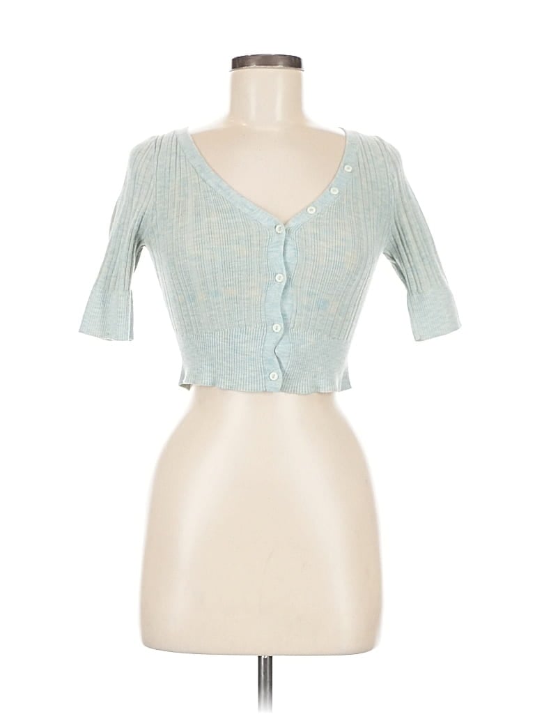 Pre-owned Urban Outfitters Cardigan Sweater In Blue