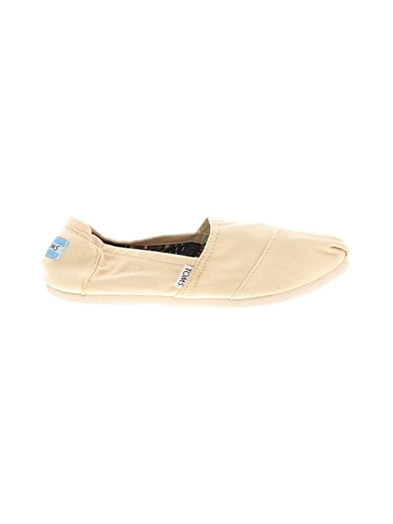 Pre-owned Toms Flats In White