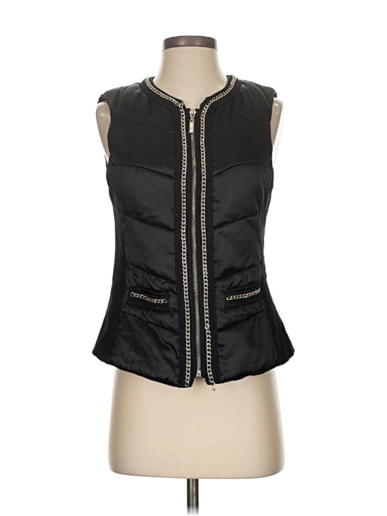 Pre-owned White House Black Market Vest In Black