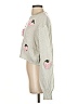 Love Tree 100% Acrylic Hearts Ivory Pullover Sweater Size S - photo 5