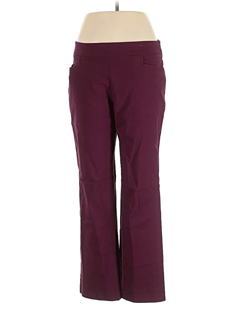 Pre-owned Time And Tru Active Pants In Burgundy