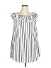 Capella Apparel Stripes White Casual Dress Size 3X - photo 1