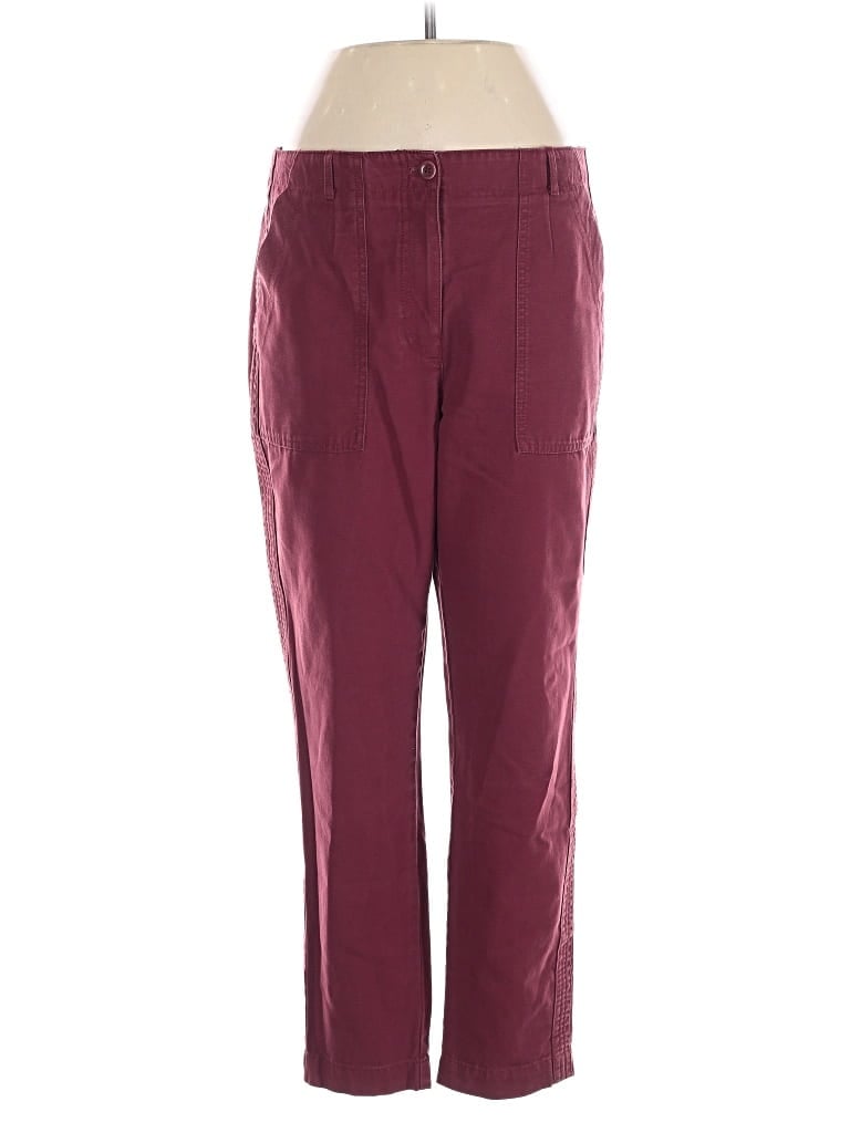 Pre-owned Talbots Casual Pants In Burgundy