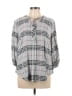 Torrid 100% Rayon Gray 3/4 Sleeve Blouse Size Lg Plus (0) - photo 1