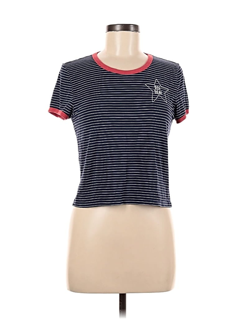 Pre-owned Aerie Short Sleeve T-shirt In Blue