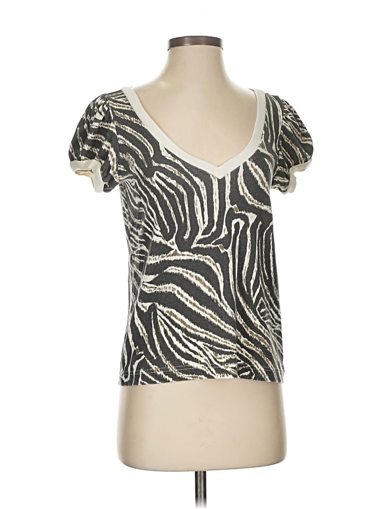 Pre-owned Chaser Short Sleeve T-shirt In Silver