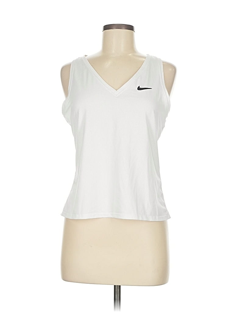 Pre-owned Nike Active Tank Top In White