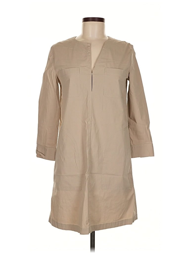 Pre-owned Theory Casual Dress In Brown
