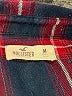 Hollister Plaid Red Long Sleeve Button-Down Shirt Size M - photo 6